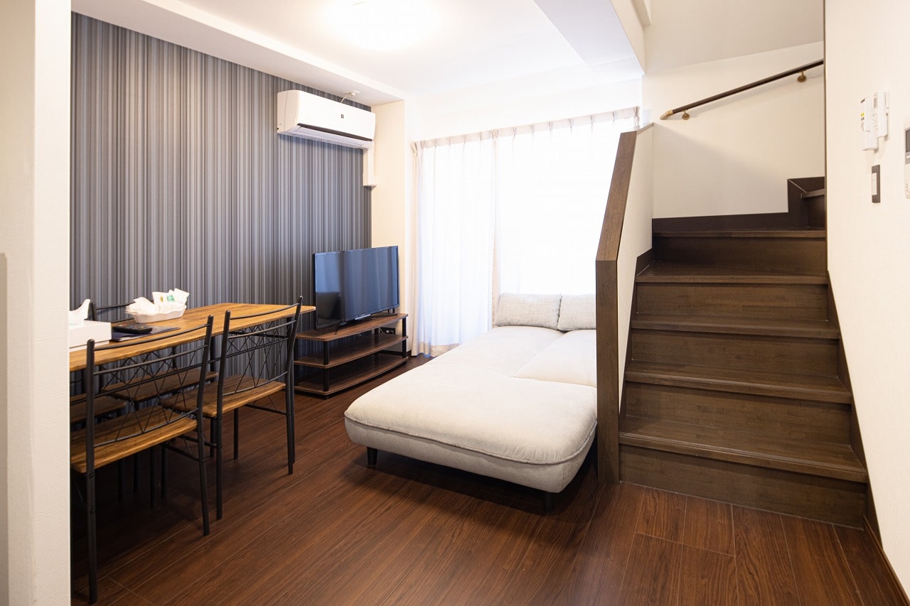 Coruscant Hotel長崎駅２。１ベッドルームスイート客室写真。